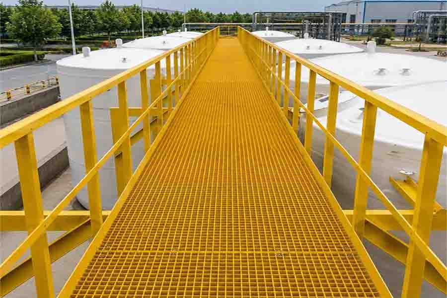 Chemical plant walkway project