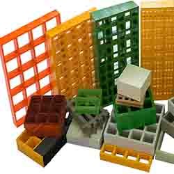 Molded and pultruded FRP grating products