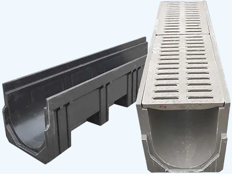 Prefabricated FRP drainage channel section with chemical‑resistant resin formulation by WayTong Building Materials