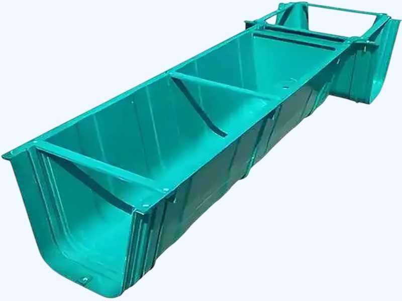 FRP irrigation channel section with smooth interior surface for water conveyance by WayTong Building Materials