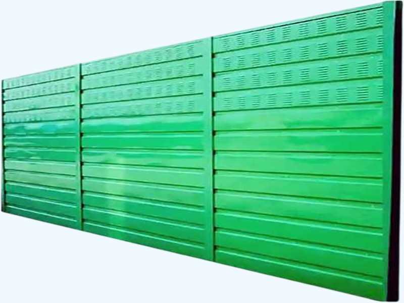 FRP sound barrier panel with acoustic core and weather‑resistant outer surface from WayTong Building Materials